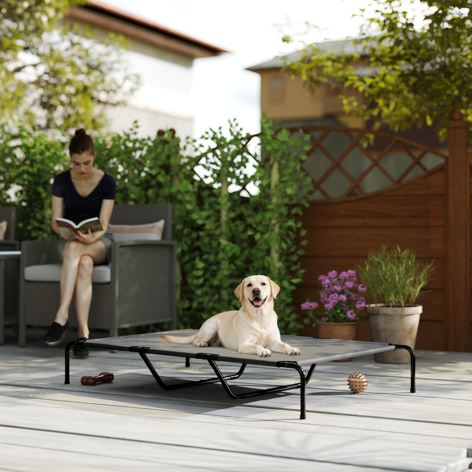 PawFuzzy Veehoo Cooling Elevated Elevated Dog Bed Large Breed Outdoor Cot