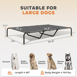 PawFuzzy Veehoo Cooling Elevated Elevated Dog Bed Large Breed Outdoor Cot