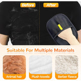 PawFuzzy Pet Hair Removal Grooming Gloves – Easy Fur Cleaner for Home