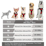 PawFuzzy No Pull Dog Harness – Reflective Front Clip & Handle for Large Dogs