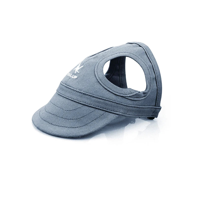PawFuzzy Adjustable Dog Sun Cap with Ear Holes – Breathable UV Protection Hat