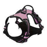 PawFuzzy No Pull Dog Harness – Reflective Front Clip & Handle for Large Dogs