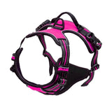 PawFuzzy No Pull Dog Harness – Reflective Front Clip & Handle for Large Dogs