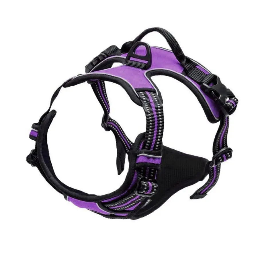No Pull Dog Harness – Reflective Front Clip & Handle for Large Dogs