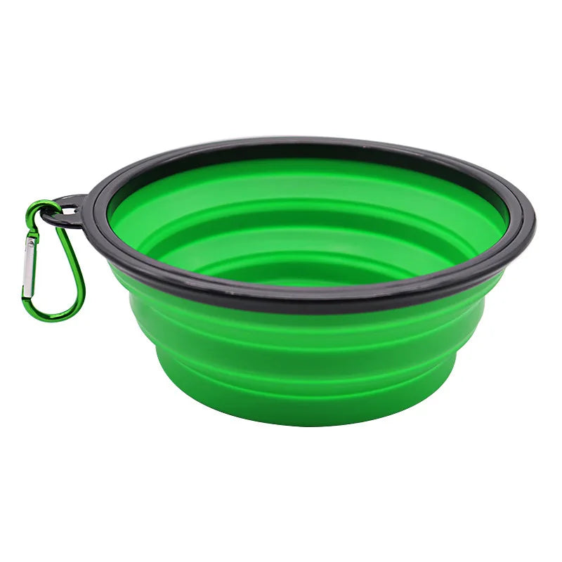PawFuzzy Portable Dog Water Bottle & Food container – 2-in-1 Travel Feeder
