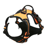 PawFuzzy No Pull Dog Harness – Reflective Front Clip & Handle for Large Dogs