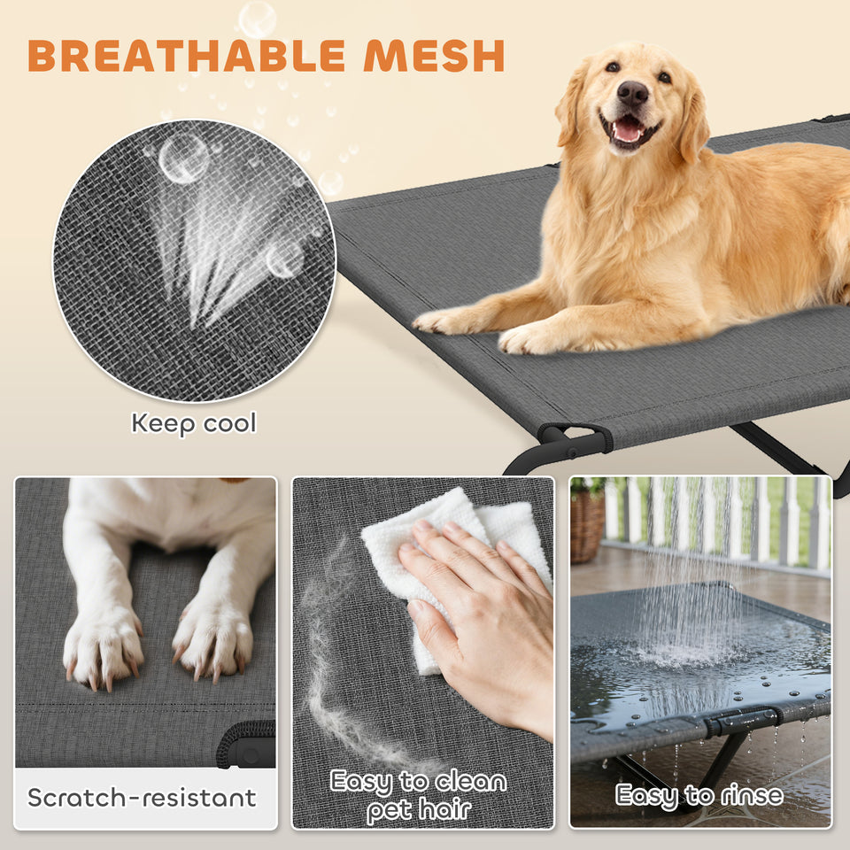 PawFuzzy Veehoo Cooling Elevated Elevated Dog Bed Large Breed Outdoor Cot