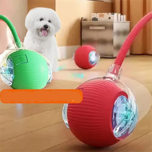 Automatic interactive dog ball toy for active dogs with smart rolling and rechargeable design